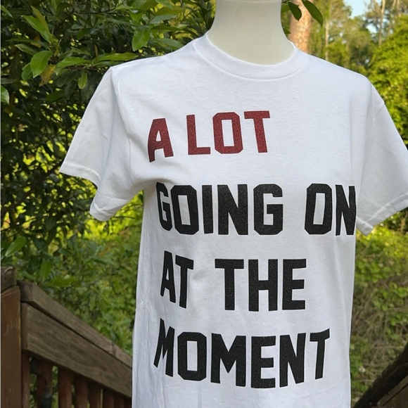 STRETCHY SPARKLING - A LOT GOING ON AT THE MOMENT TAYLOR SWIFT T SHIRT - Picture 3 of 6